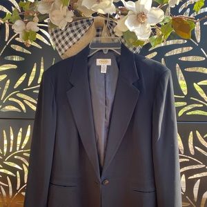 Jacket Talbots Black Womens Petites 14